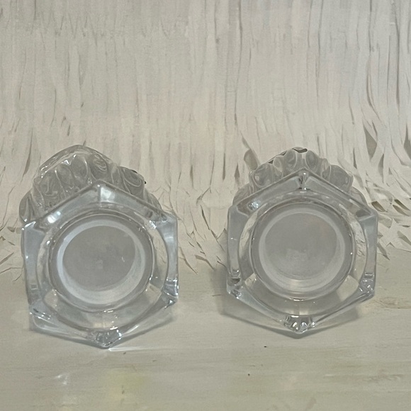 Mikasa Crystal Icicles Salt & Pepper Shakers Set.  Excellent condition! - Picture 6 of 9